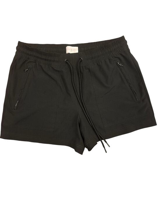 Boutique by Givecycle Pants - Lou & Grey Athletic Drawstring Shorts with Zip Pockets Black